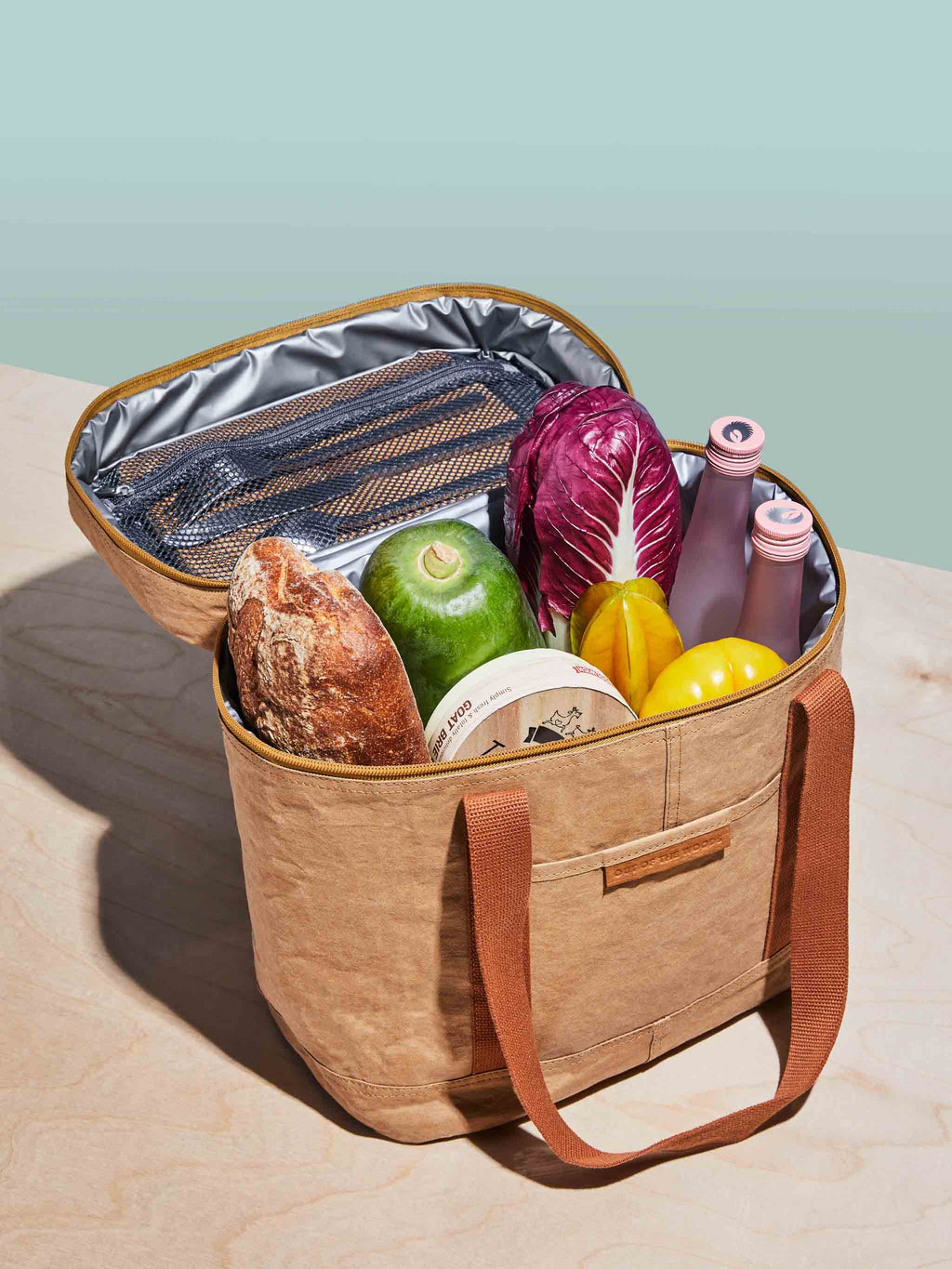 Walrus insulated picnic cooler in Sahara