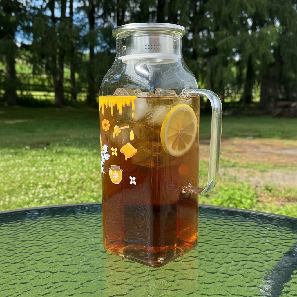 Gnome Honey Glass pitcher