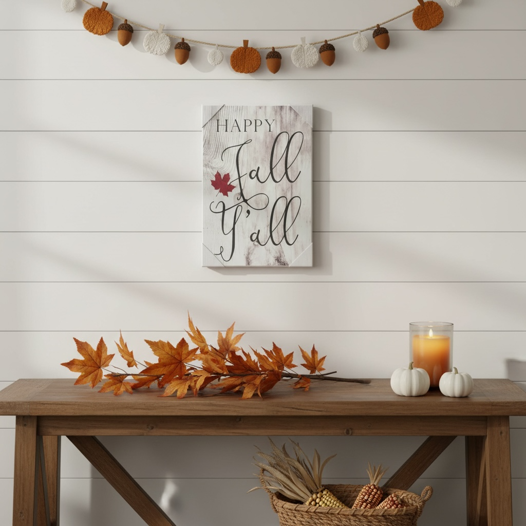 Happy Fall Y’All Wall Decor