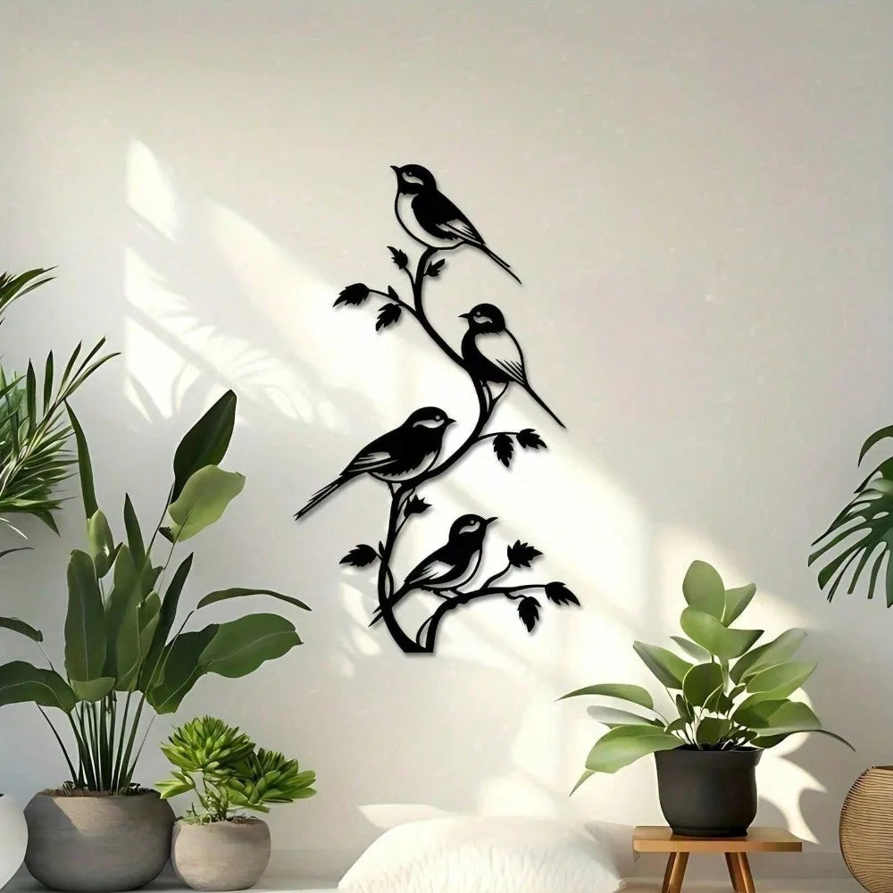 Additional view of vintage rustic metal wall sign