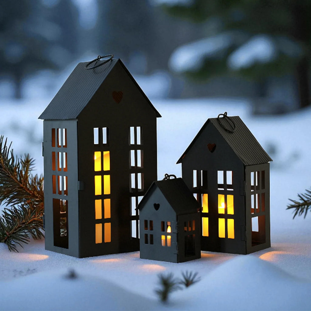 Farmhouse lanterns for home or event decor